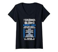 Women's Tuberous Sclerosis Complex Warrior V-Neck T-Shirt