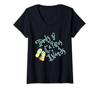 Women's Turks and Caicos Islands Souvenir V-Neck T-Shirt