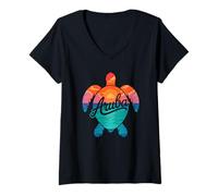 Women's Turtle Aruba Souvenir/Aruba V-Neck T-Shirt