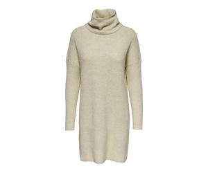 Women's turtleneck dress Only Jana wool Beige S