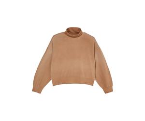 Women's turtleneck fleece Quiksilver Fox River Marron M