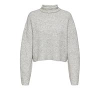 ONLY Female Knitted Jumper Onlmelanie Knitted Jumper, Light Grey Mix, XS