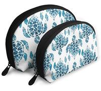 Womens Turtles Travel Cosmetic Bags Waterproof 2PC Makeup Clutch Pouch Cosmetic and Toiletries Organizer Bag Portable Travel Toiletry Pouch Girls