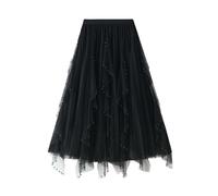 Women's Tutu Skirt Ladies Skirts Elasticated Waist Midi Skirt Irregular Net Mesh Skirt Elegant Layered Underskirt Skirt Ballet Pleated Dress A-Line Skirt Daily, Party, Prom, Carnival, Halloween