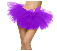 Women's Tutu Skirt Layered Tulle Pleated Sexy Tutu Skirts Vintage 1950s Petticoat Tutu Classic Elastic Ballet Dance Skirt Festival Party Costume,Solid Tutu Princess Skirt Mesh Puff Skirt Short Fit