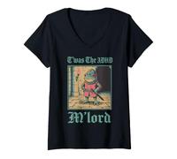 Women's T'was The ADHD M'lord V-Neck T-Shirt
