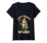 Women's T'was The ADHD M'lord V-Neck T-Shirt