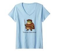 Womens TWAS The Carbs V-Neck T-Shirt