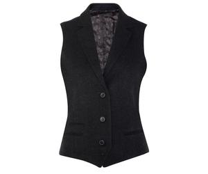 Womens Tweed Herringbone Blazer Jacket Waistcoat Navy Blue 1920 Vintage Tailored