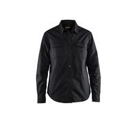 Women's twill shirt Blaklader Noir 2XL