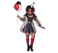 Women's Twisted Clown Plus Costume