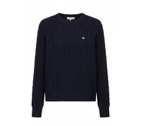 Women's Twisted Knit Pullover Gant Classic Bleu L