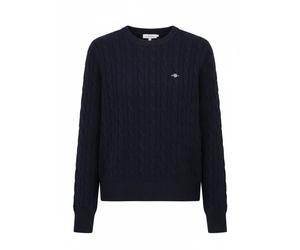 Women's Twisted Knit Pullover Gant Classic Bleu L