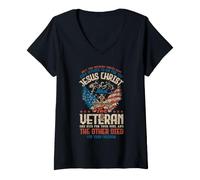 Women's Two Defining Forces Have Ever Offered to Die for You V-Neck T-Shirt