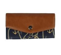 Women's Two Timer V Flap Clutch, Anchor Aweigh Indigo, One Size