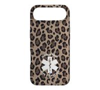 Womens Type 1 Diabetes Medical Alert (Leopard Print Brown) Case for iPhone Air
