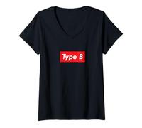 Women's Type B Personality Flexible Creative Teens Funny Gen Z Meme V-Neck T-Shirt