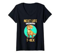 Women's Tyrannosaurus rex T-Rexes T-Rex V-Neck T-Shirt