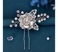 Women's U Shape Hairpin Bridal Wedding Hairpin Alloy Flower Bridal Headdress Girl Hairpin (HP505)