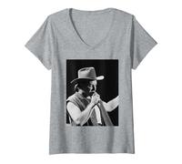 Womens U2 Bono The Joshua Tree Tour Cork 1987 V-Neck T-Shirt