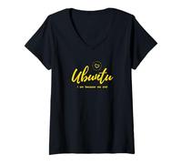 Women's Ubuntu - I am Because we are! V-Neck T-Shirt