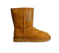Women's UGG W Classic Short Rubber Logo High Snow Boots - 1108230-CHE