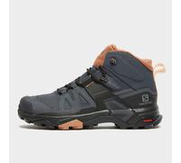 SALOMON X Ultra 4 Mid Gore-tex W Ebony/mocha Mousse/almond Cream - Hiking trek shoe - Grey - size 5.5