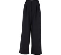 Urban Classics Ultra Wide Pleat-front Pants Black 29 Woman