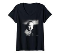Womens Ultravox Singer Midge Ure Portrait Chris Duffy Photography V-Neck T-Shirt