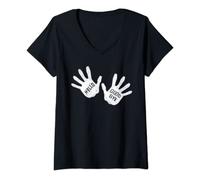 Womens Umbrella Family Academy Superhero Comedy V-Neck T-Shirt