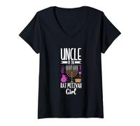 Womens Uncle of the Bat Mitzvah V-Neck T-Shirt