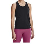 Women's Under Armour Heatgear Racer Tank Top Black Size Small 1293998-001
