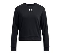 Under Armour Womens Rival Terry Crew Sweatshirt Size: Small, Colour: Black