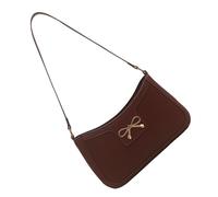 Womens Underarm Bag Simple Shoulder Bag Autumn Winter Armpit Trendy Purse Top Handle Handbags Bows Commuting Women Armpit Lovely Bows Handbag All-matching Shoulder Underarm