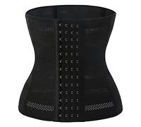Women's Underbust Latex Sport Girdle Waist Trainer Corsets Body Shaper Abdomen Shrinking Belt for Women Black