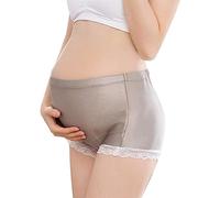 Women's Underpants Radiation Protection Shorts,EMF Electromagnetic Radiation Protection Underwear (Color : Silver, Size : Large)