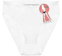 Womens Underwear Cotton Blend Knickers, Ladies Breathable Cotton Pants Comfy Panties Briefs for Women - Panties-To-Go When You Need A Spare Pair ® (UK, Alpha, L, Regular, Regular, White)