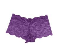 Women's Underwear Lace Open Panties Color Plus Size Underwear Ireland Large (Purple, XXXXXL)