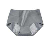 Women's Underwear Panties Menstrual Panties for Women 4 Layers Leakproof Menstrual Panties Menstrual Bi Panties Black Menstrual Panties Light Bleeding for Girls, gray, XL