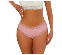 Women's Underwear Panties Underwear Women's Brazilian Briefs Lace Briefs Soft Hipster Panties Underpants Women Underwear Soft Underwear Multipack S XL, pink, S