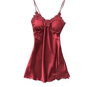 womens underwear satin camisole plus size sexy nightwear negligees fishnet tights v neck bralette fashion unitard nightshirt nightie red corset with sleeves nightgowns stocking and suspender lingerie