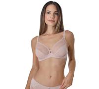 Women's underwired bra Sassa Dot & Blossom Beige 105C
