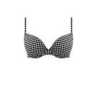 Women's underwired molded swimsuit top Freya Check In Noir 100D