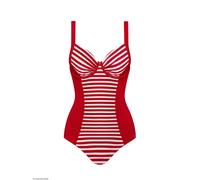 Women's underwired one-piece swimsuit Lisca Bondi Beach Rouge 42B