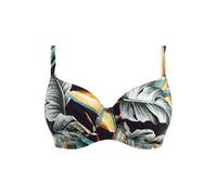 Women's underwired pleated swimsuit top Fantasie Bamboo Grove Multicolore 90D