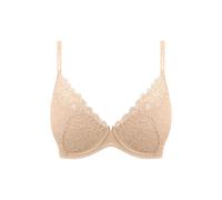 Women's underwired plunge bra Wacoal Raffine Beige 90A