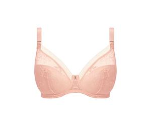 Women's underwired plunge padded bra Fantasie Fusion Lace Rose 95D