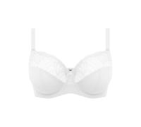Fantasie Women's Adelle Underwire Side Support Bra Full Coverage, Sheer, White, 36HH US