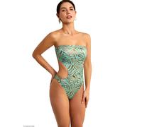 Women's Underwired Strapless One-Piece Swimsuit Selmark Utopia Bleu 90B