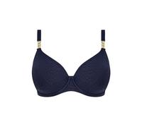 Fantasie Women's Azores Plunge Bikini Top in Blue | Size: 36FF Fantasie Blue 36FF